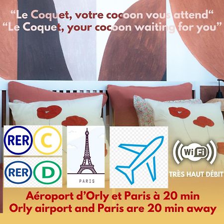 Le Coquet A 20Min De Paris Et De L'Aeroport D'Orly Apartamento Juvisy-sur-Orge Exterior foto